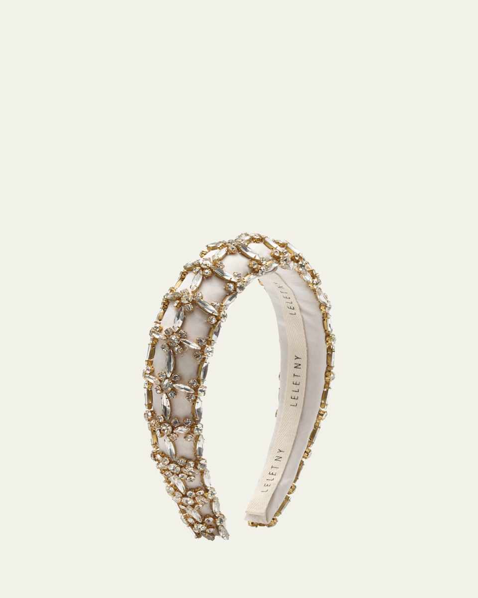 Avril Crystal Padded Headband